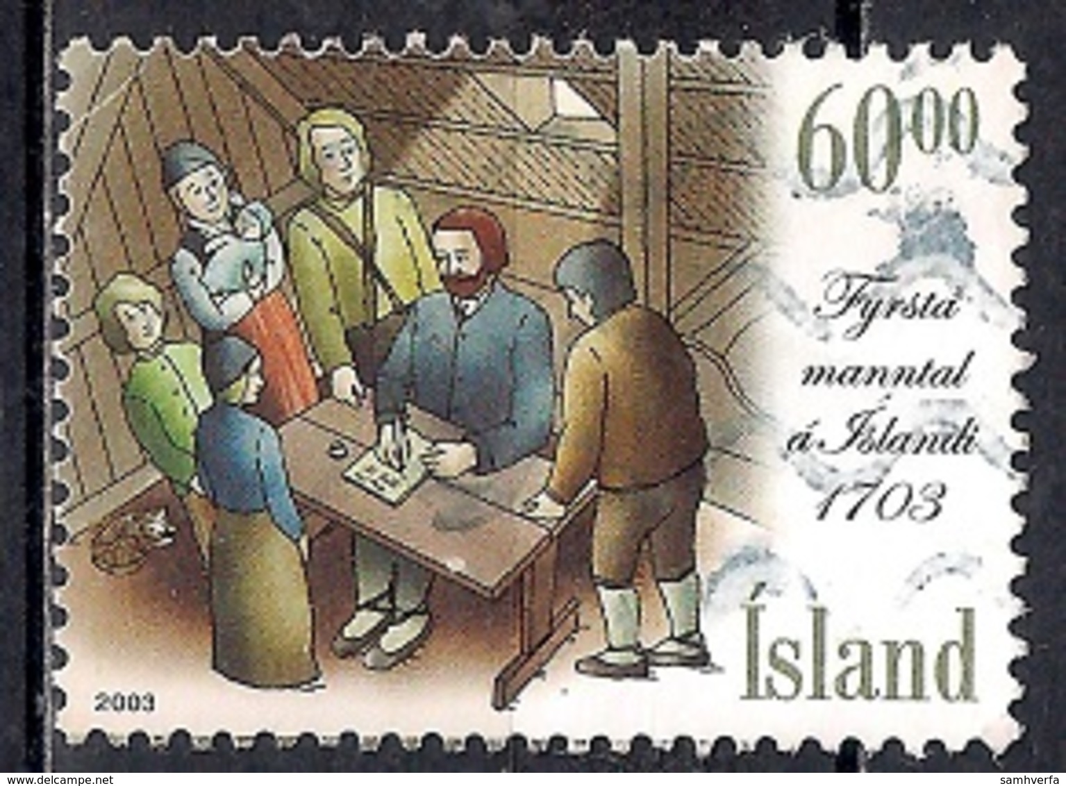 Iceland 2003 - The 200th Anniversary Of The Census Of 1703 - Usados