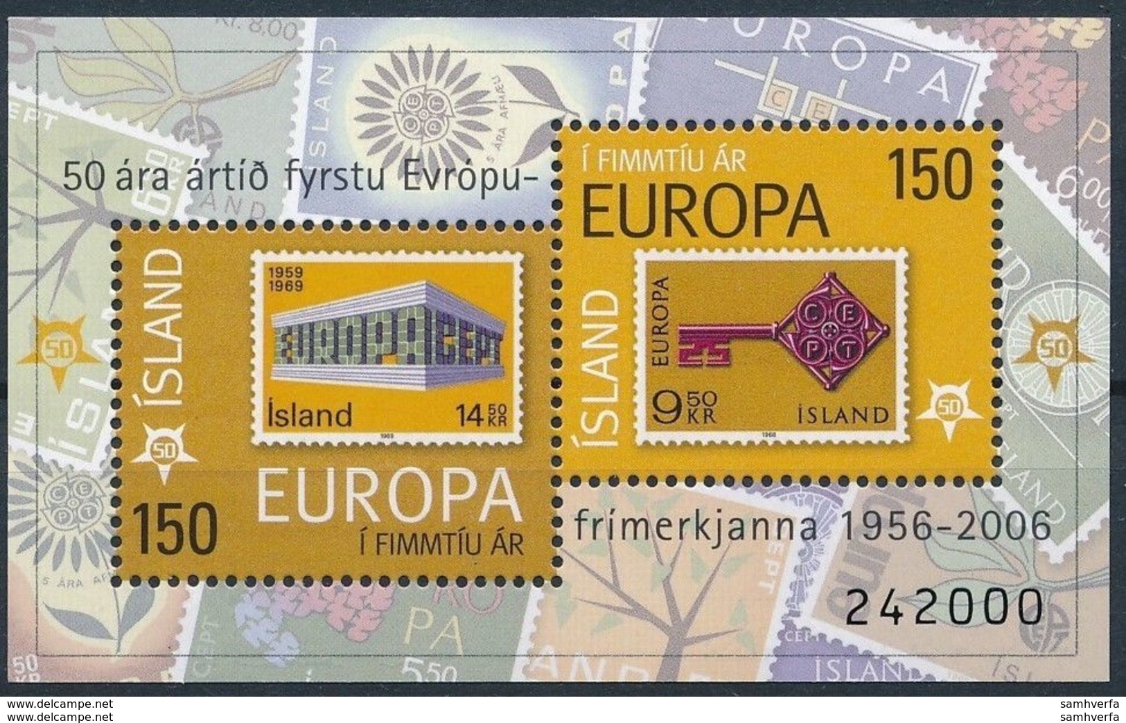 Iceland 2005 - Europa CEPT - The 50th Anniversary Of The Europa Stamps Mint - Nuevos