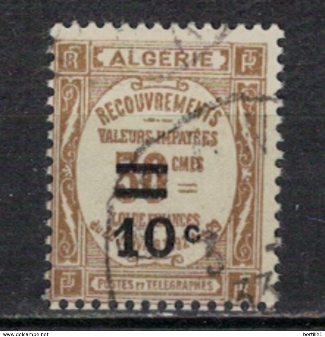 ALGERIE        N°  YVERT    TAXE   21           OBLITERE       ( O   2/49 ) - Timbres-taxe