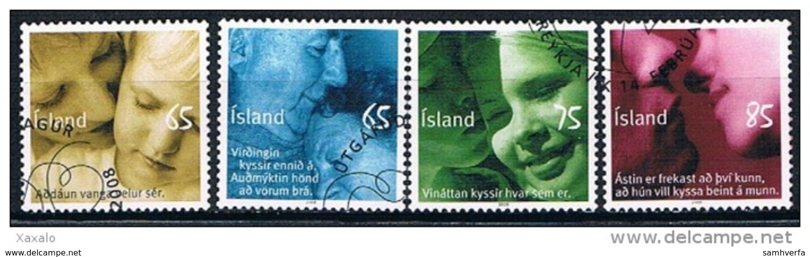 Iceland 2008 - Greeting Stamps - Oblitérés