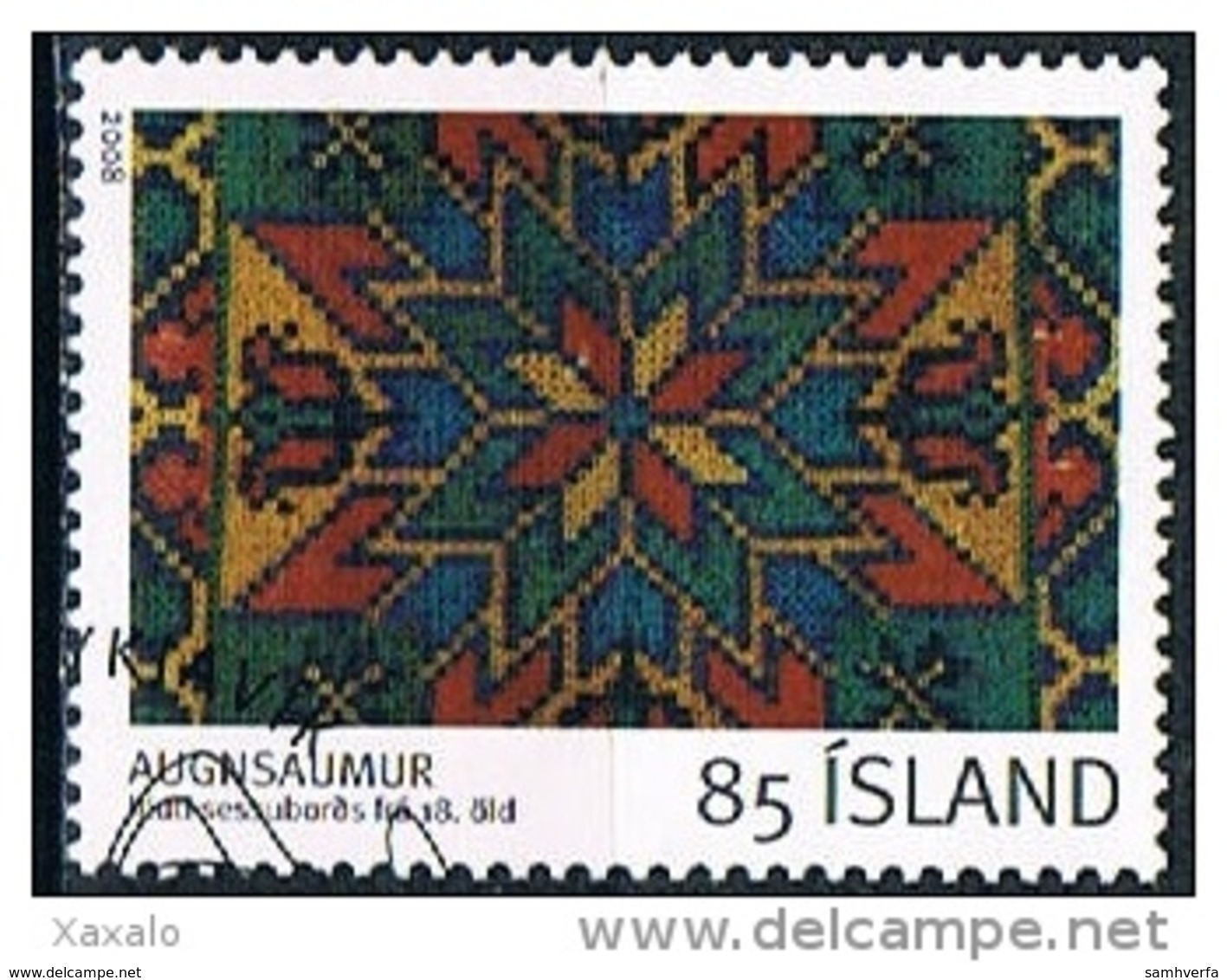Iceland 2008 - Icelandic Embroidery - Used Stamps
