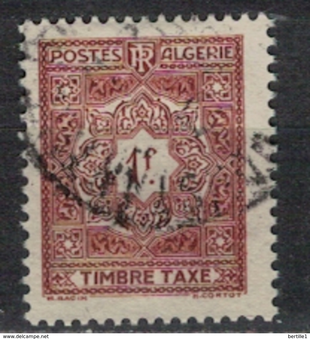 ALGERIE        N°  YVERT    TAXE   37          OBLITERE       ( O   2/50 ) - Timbres-taxe
