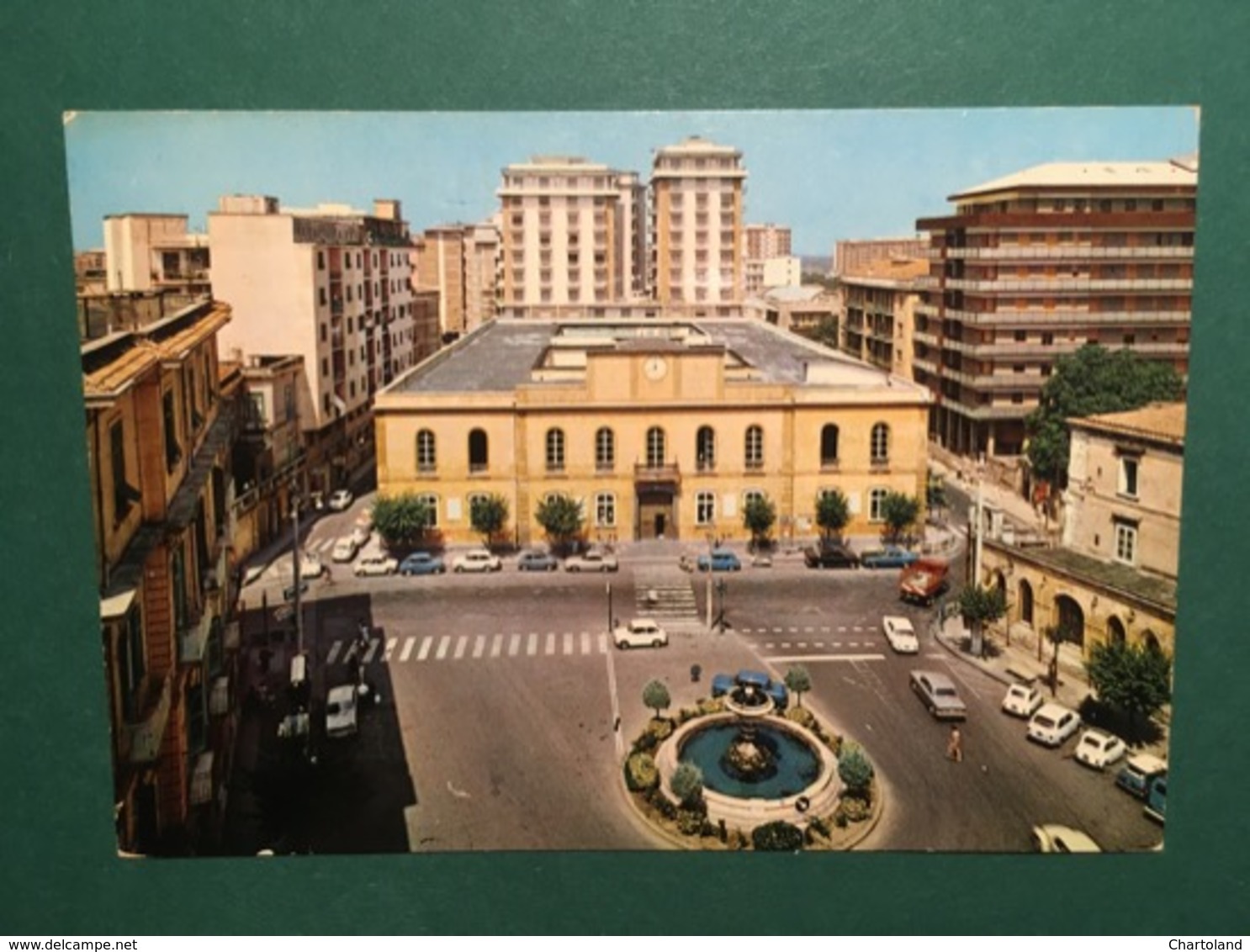 Cartolina Nocera Inferiore - Piazza Municipio - 1972 - Salerno