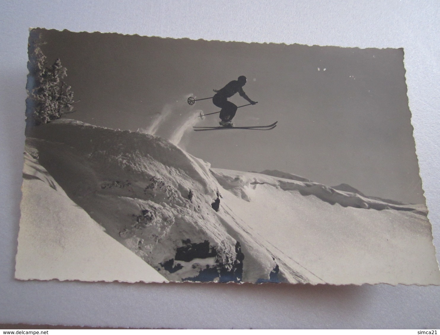 CARTE PHOTO SAUT A SKI - Photos