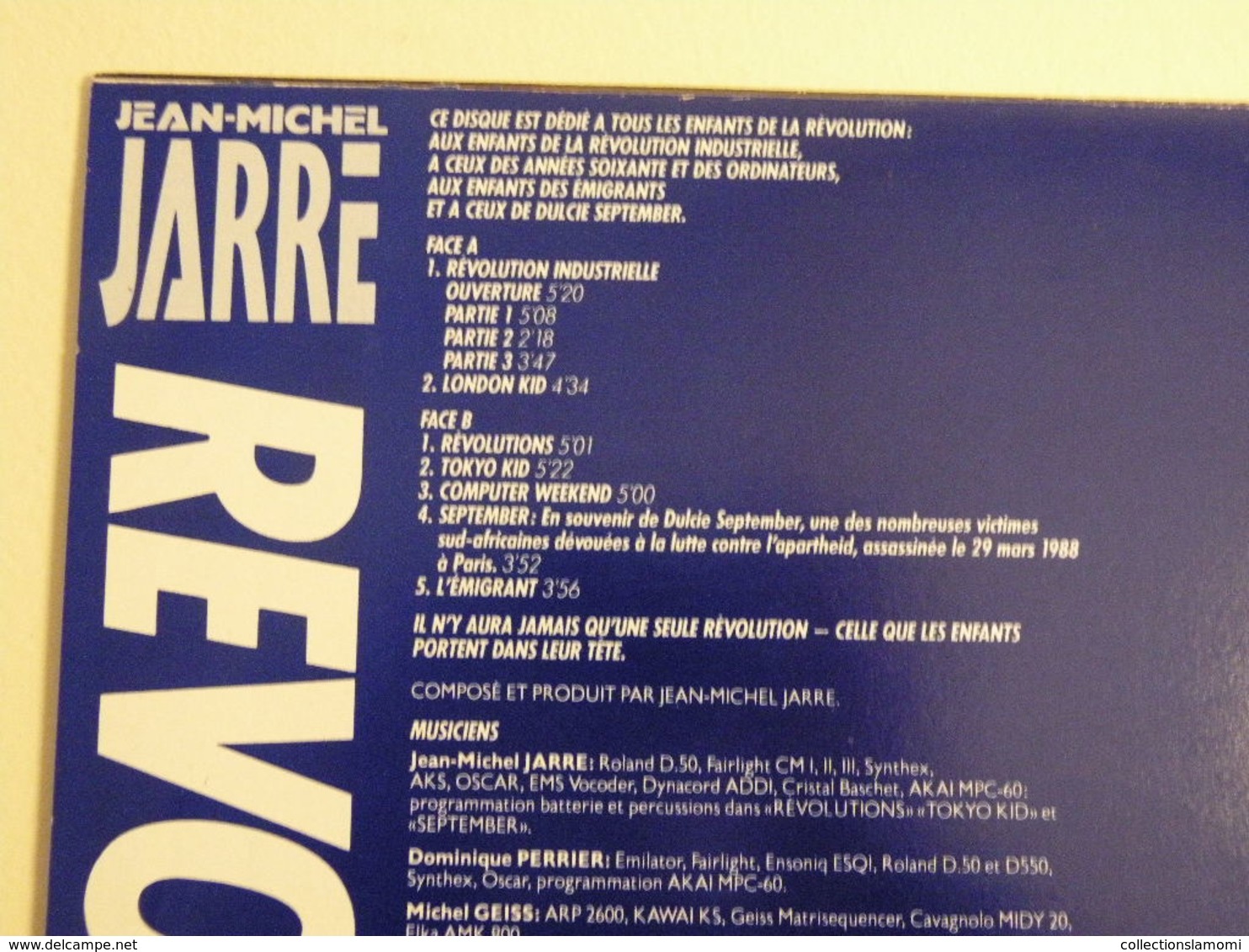 Jean Michel Jarre - (Titres Sur Photos) - Vinyle 33 T LP - Musicals