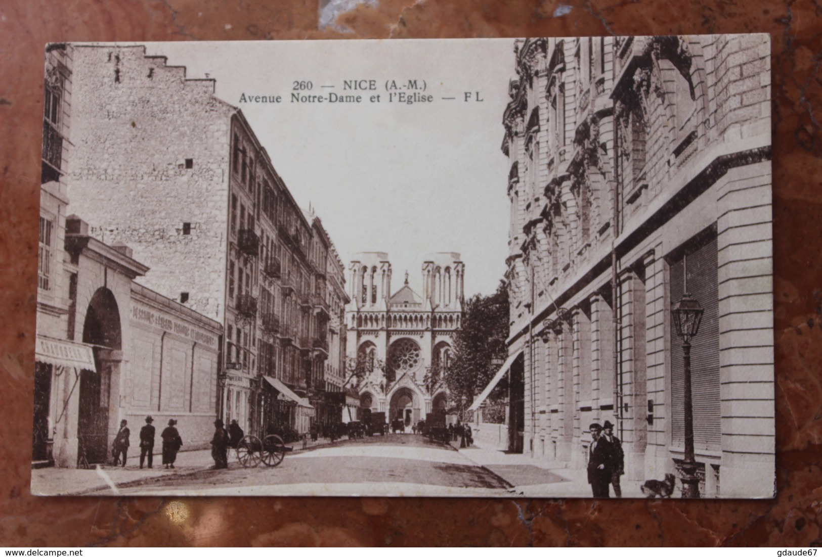 NICE (06) - AVENUE NOTRE-DAME ET L'EGLISE NOTRE-DAME - Autres & Non Classés