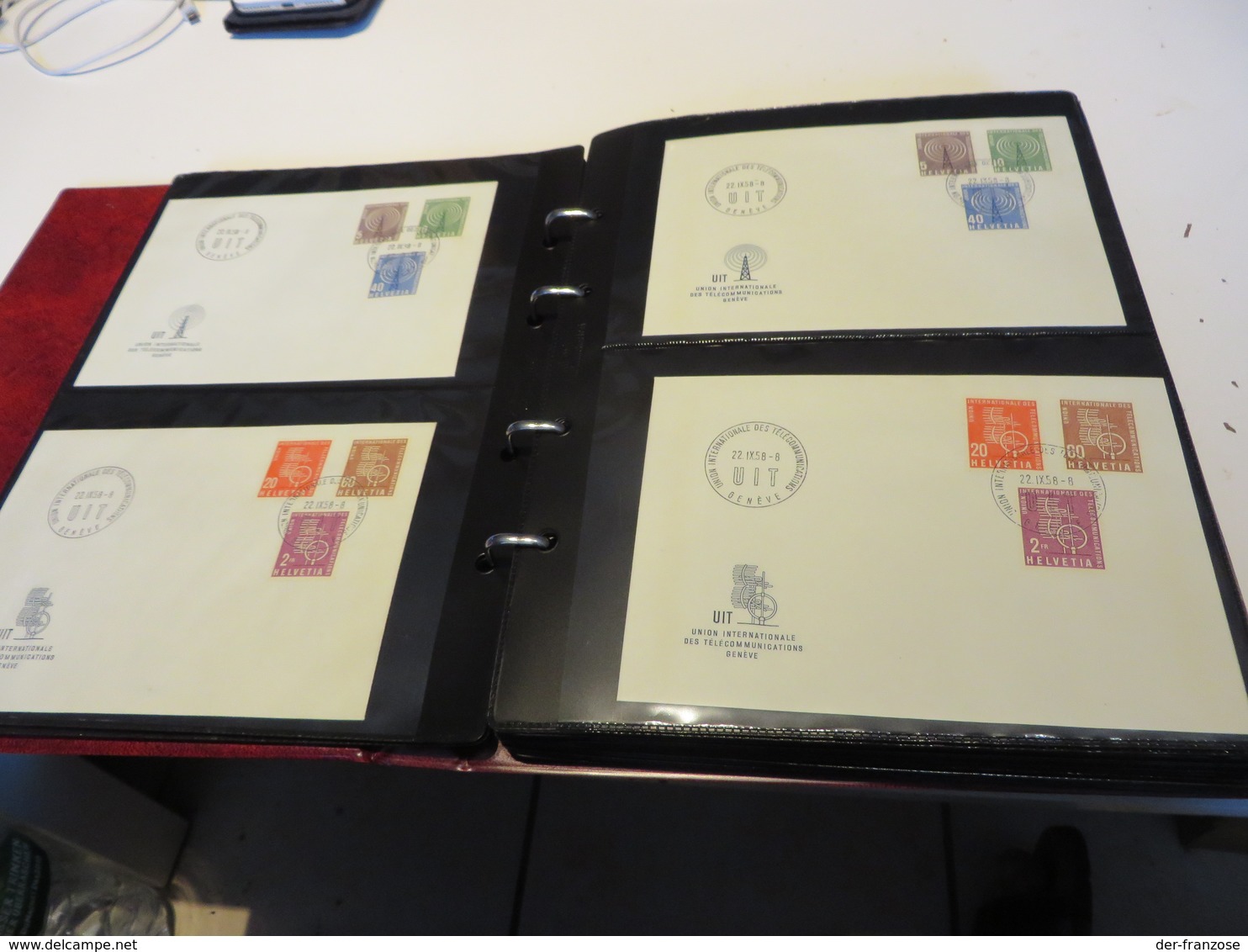 SCHWEIZ  Posten  Verschiedene  F D C  -  BELEGE  SONDERSACHEN  Im  BINDER - Collections (with Albums)