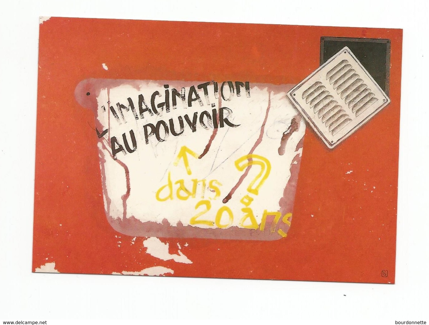 Nw2074 Evènements MAI 68 L'imagination Au Pouvoir VASCO-GASQUET Artiste Peintre 1968-1988 20 ANS DEJA Cppub - Manifestations
