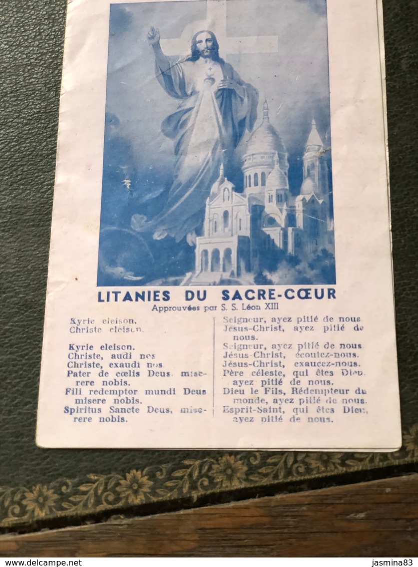 Litanies Du Sacré-Coeur (plaquette De 9 Cm Sur 14 Cm) - Religion & Esotérisme