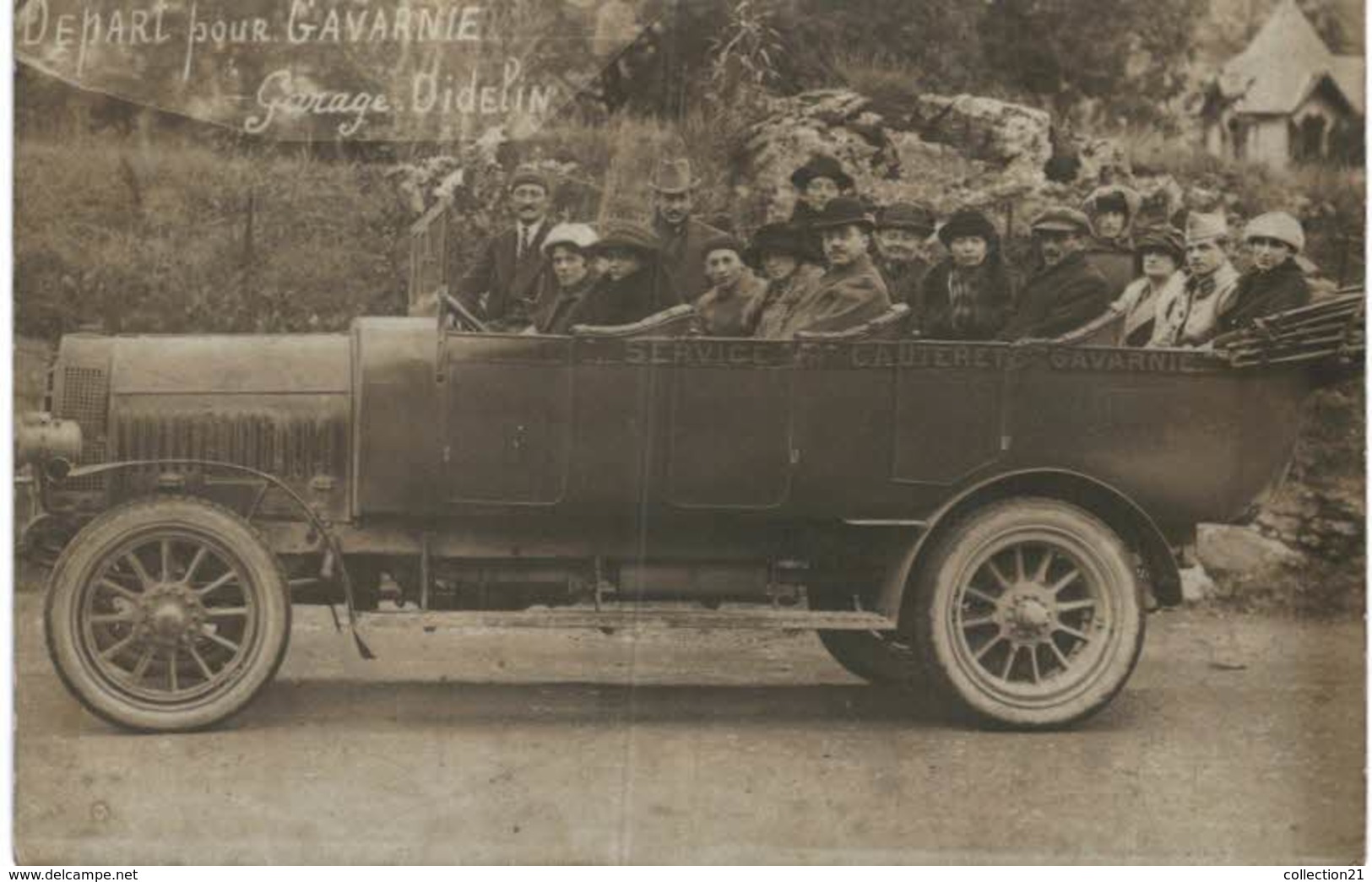 AUTOMOBILE ... AUTOCAR .... DEPART POUR GAVARNIE - Bus & Autocars