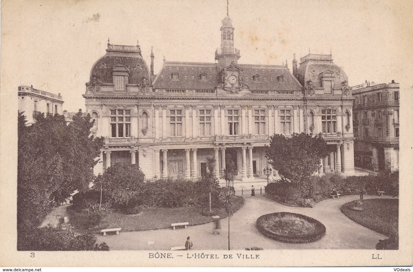 CPA - Afrique - Algérie - Bône - L'Hôtel De Ville - Annaba (Bône)