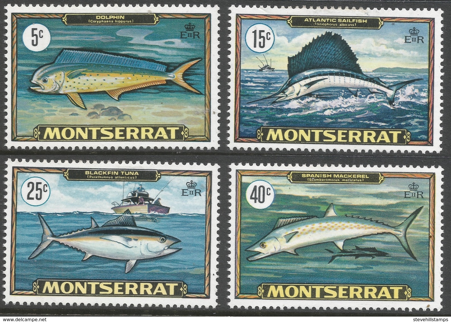 Montserrat. 1969 Game Fish. MH Complete Set. SG 231-234 - Montserrat