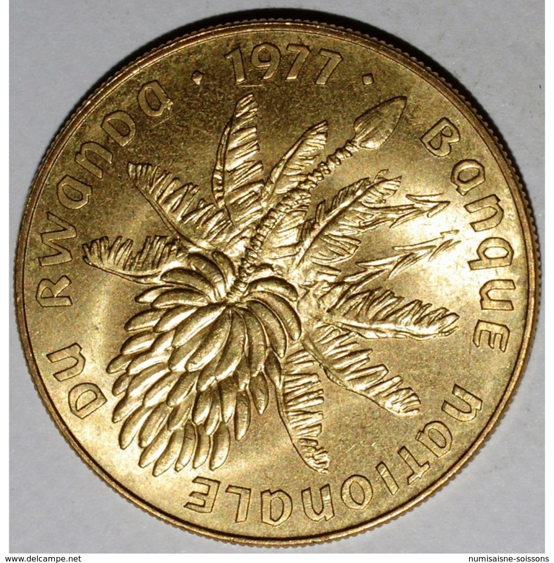 RWANDA - 20 FRANCS 1977 - FLEUR DE COIN - KM 15 - - Rwanda