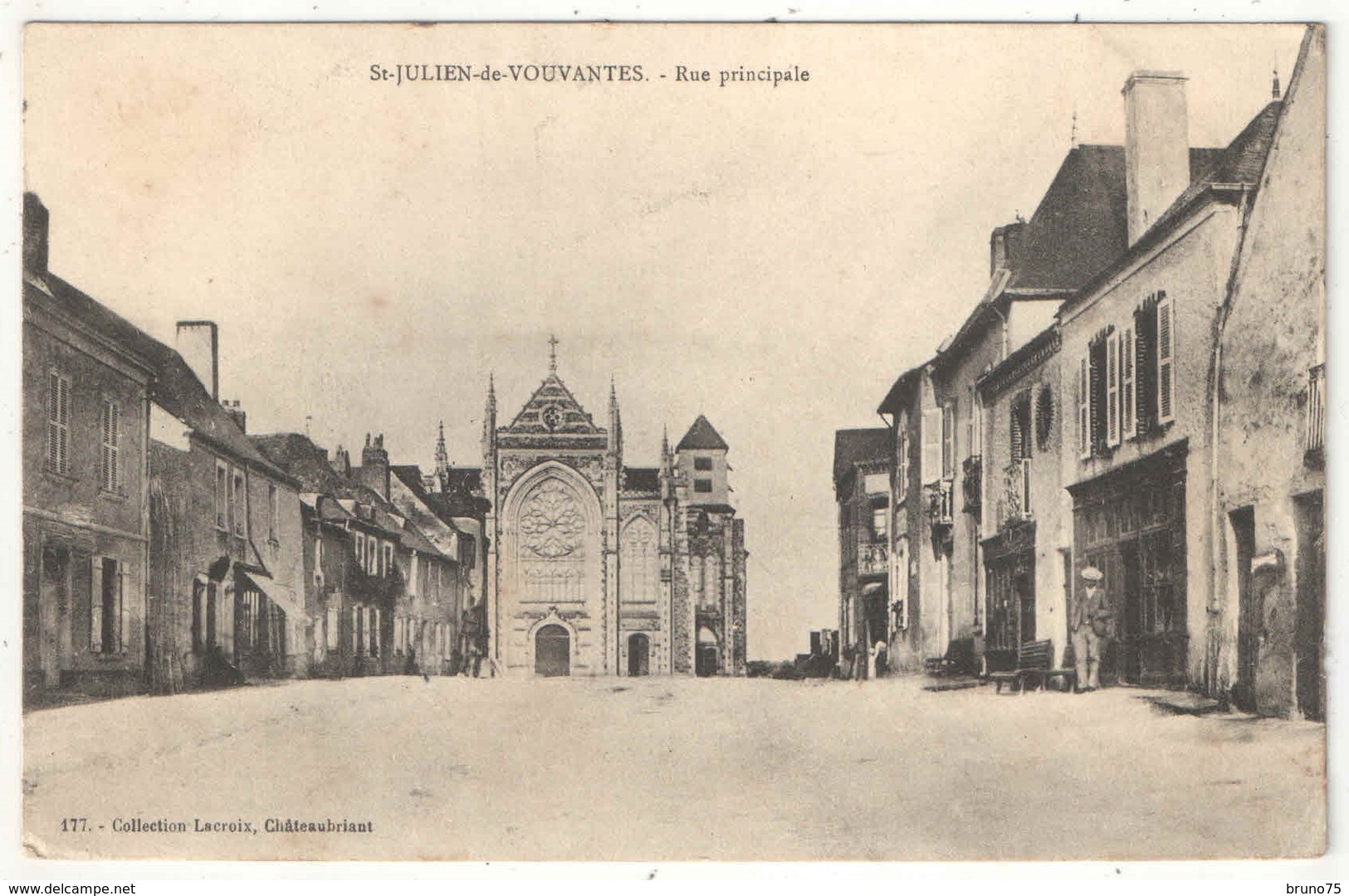 44 - SAINT-JULIEN-DE-VOUVANTES - Rue Principale - Lacroix 177 - 1905 - Saint Julien De Vouvantes