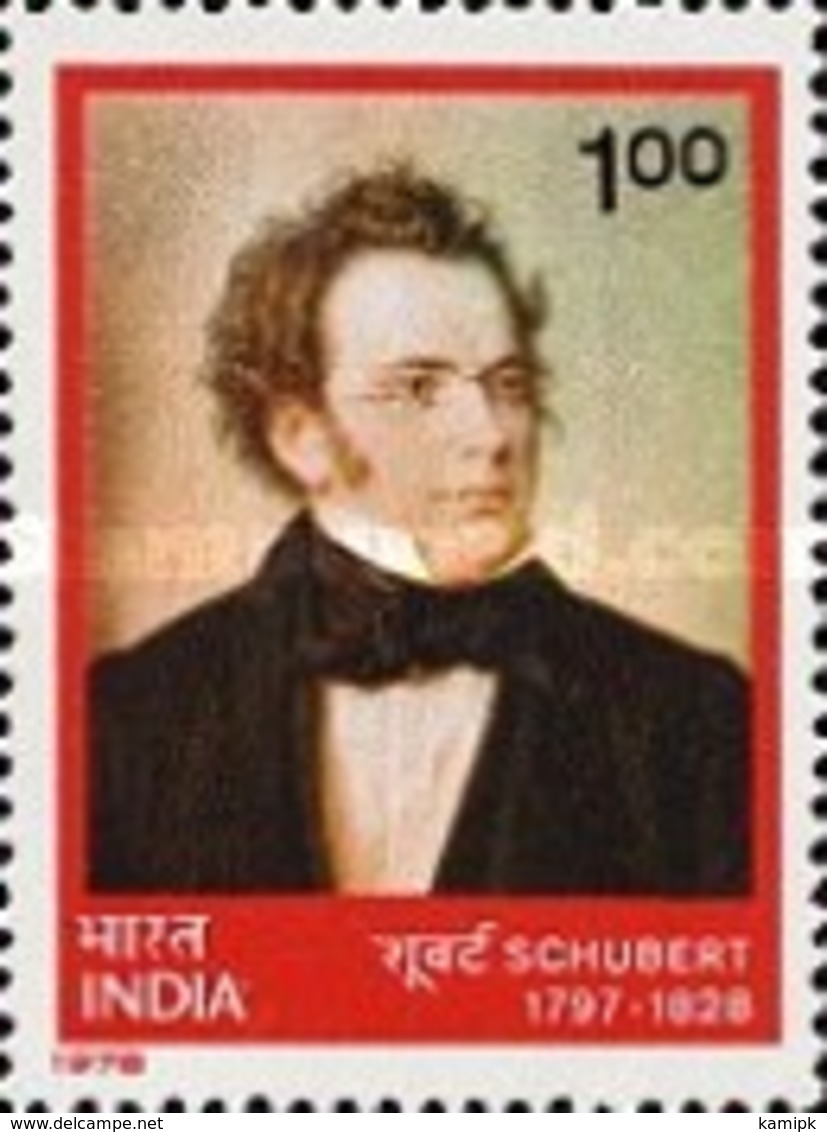 USED STAMPS - India - The 150th Anniversary Of The Death Of Franz -  1978 - Used Stamps