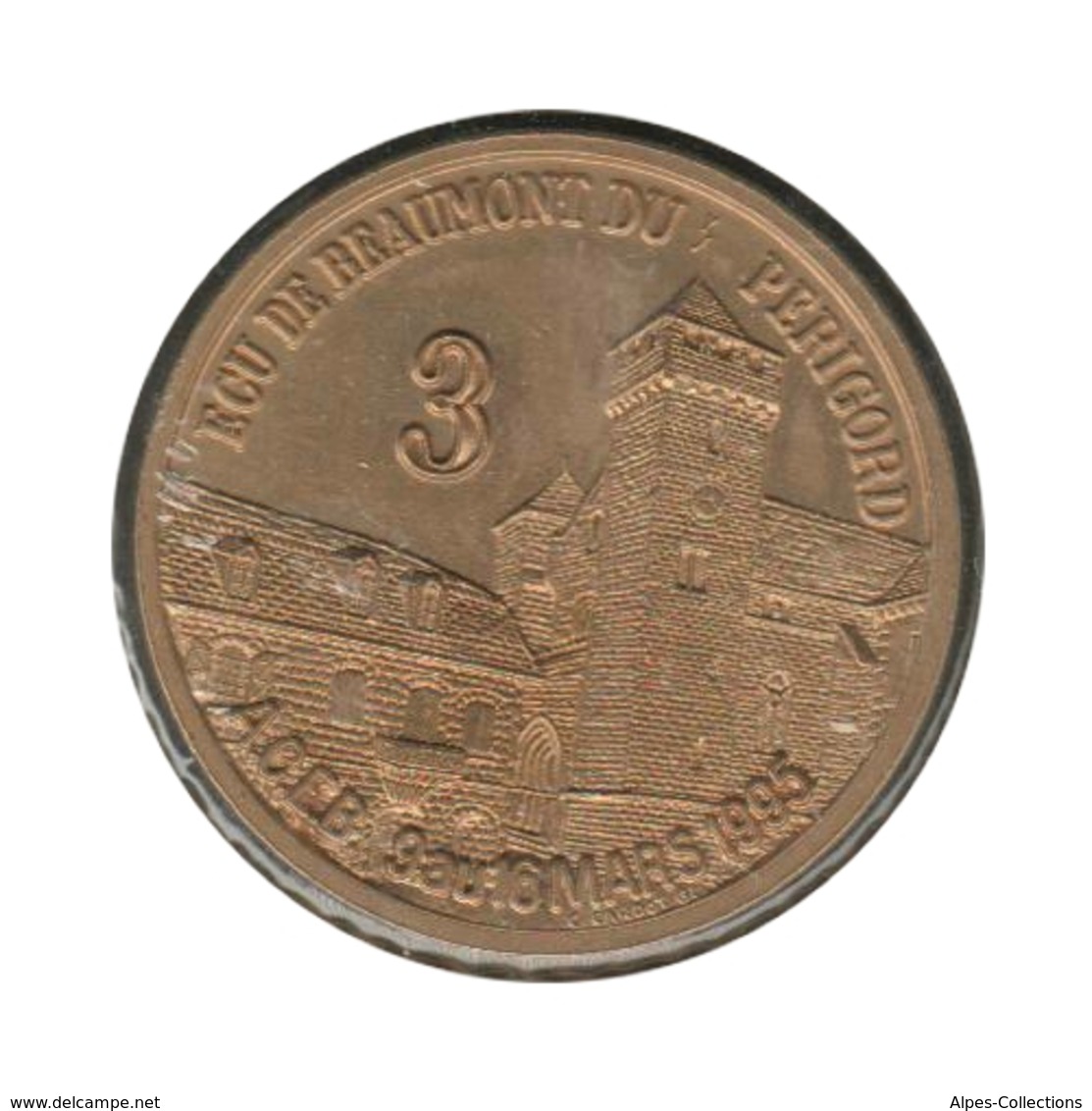 BEAUMONT DU PERIGORD - EC0030.1 - 3 ECU DES VILLES - Réf: NR - 1995 - Euros Of The Cities
