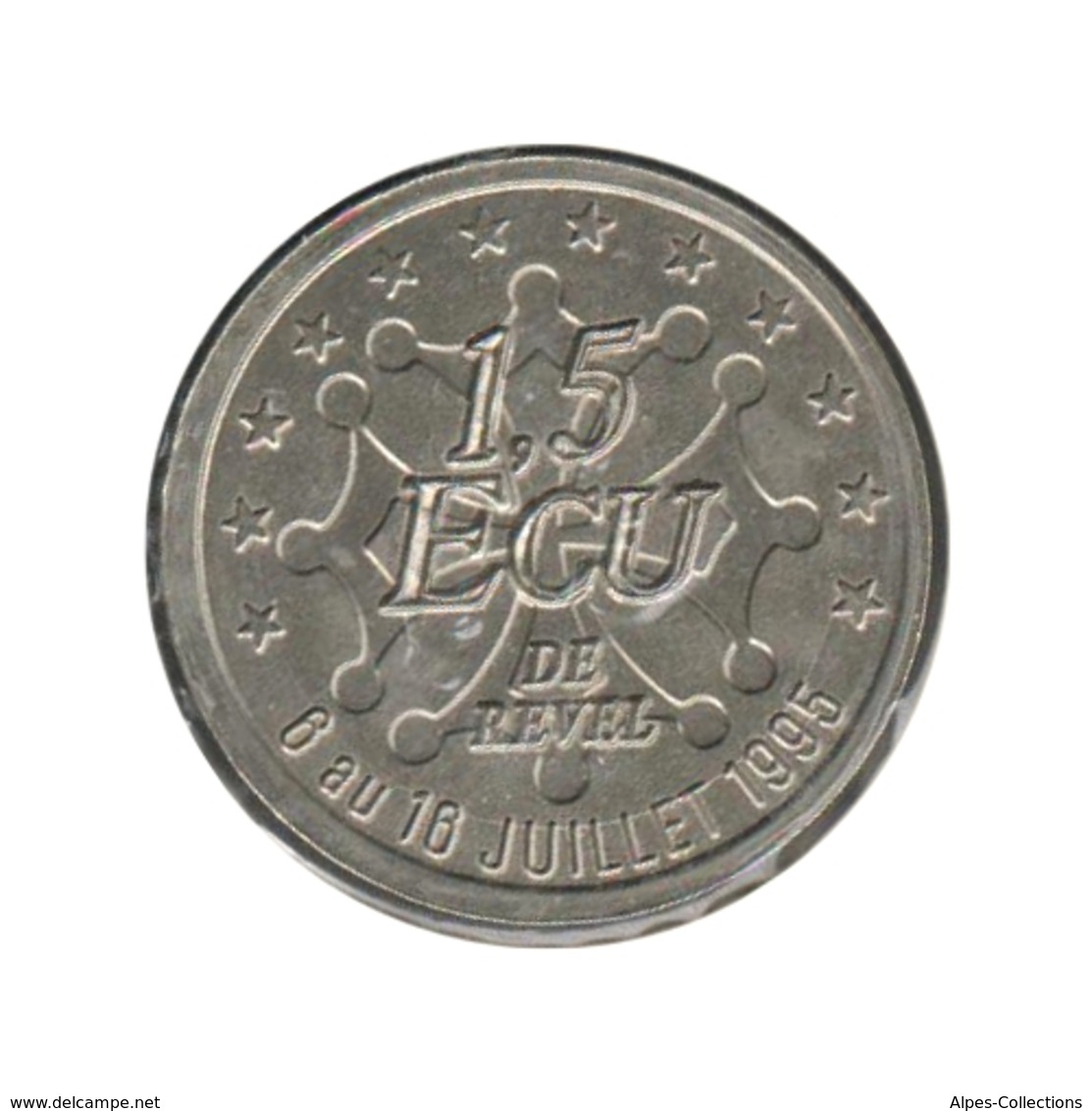 REVEL - EC0015.1 - 1,5 ECU DES VILLES - Réf: NR - 1995 - Euro Delle Città