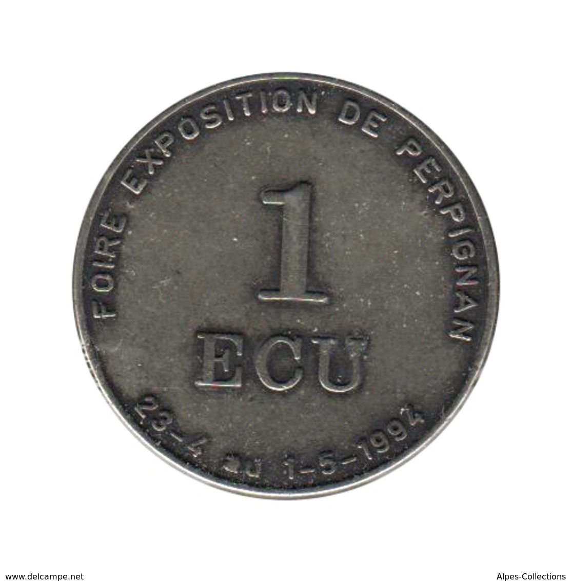 PERPIGNAN - EC0010.1 - 1 ECU DES VILLES - Réf: NR - 1994 - Euro Delle Città