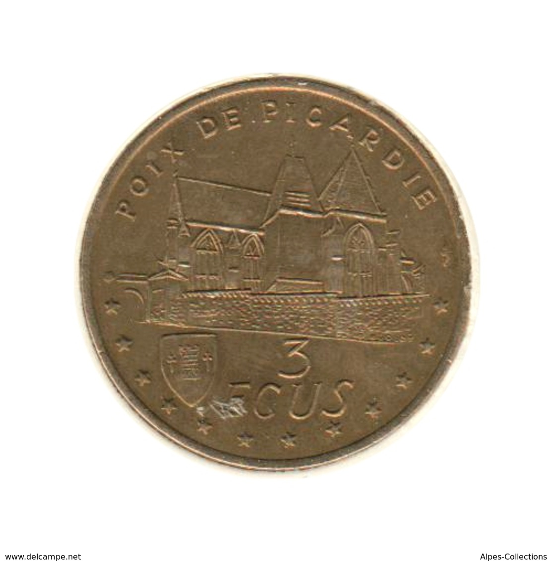 POIX DE PICARDIE - EC0030.1 - 3 ECU DES VILLES - Réf: T77 - 1995 - Euros Of The Cities