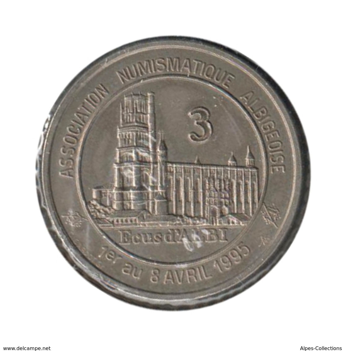 ALBI - EC0030.1 - 3 ECU DES VILLES - Réf: NR - 1995 - Euros De Las Ciudades