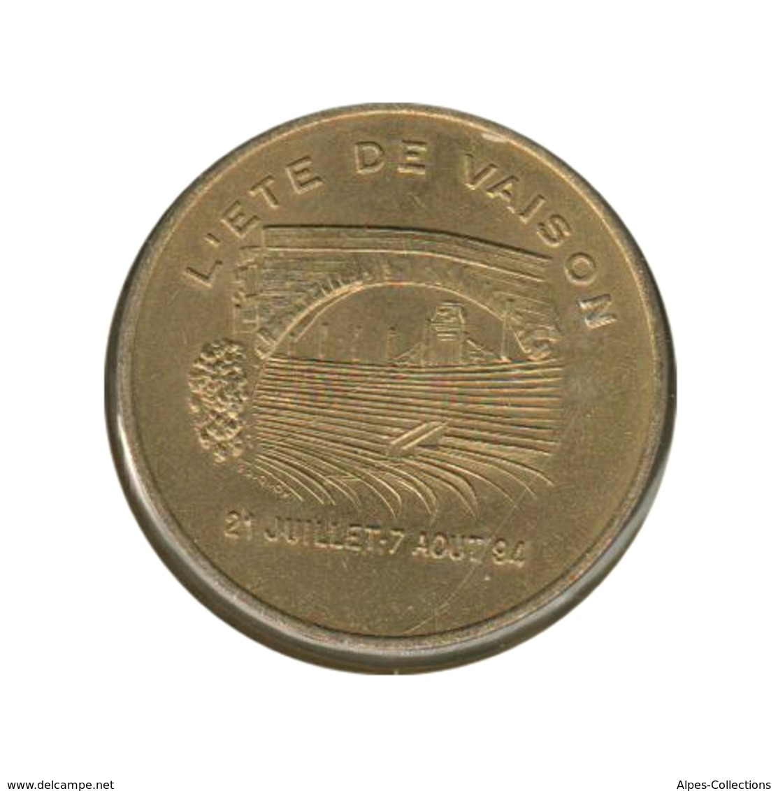 VAISON LA ROMAINE - EC0010.1 - 1 ECU DES VILLES - Réf: T34 - 1994 - Euros De Las Ciudades