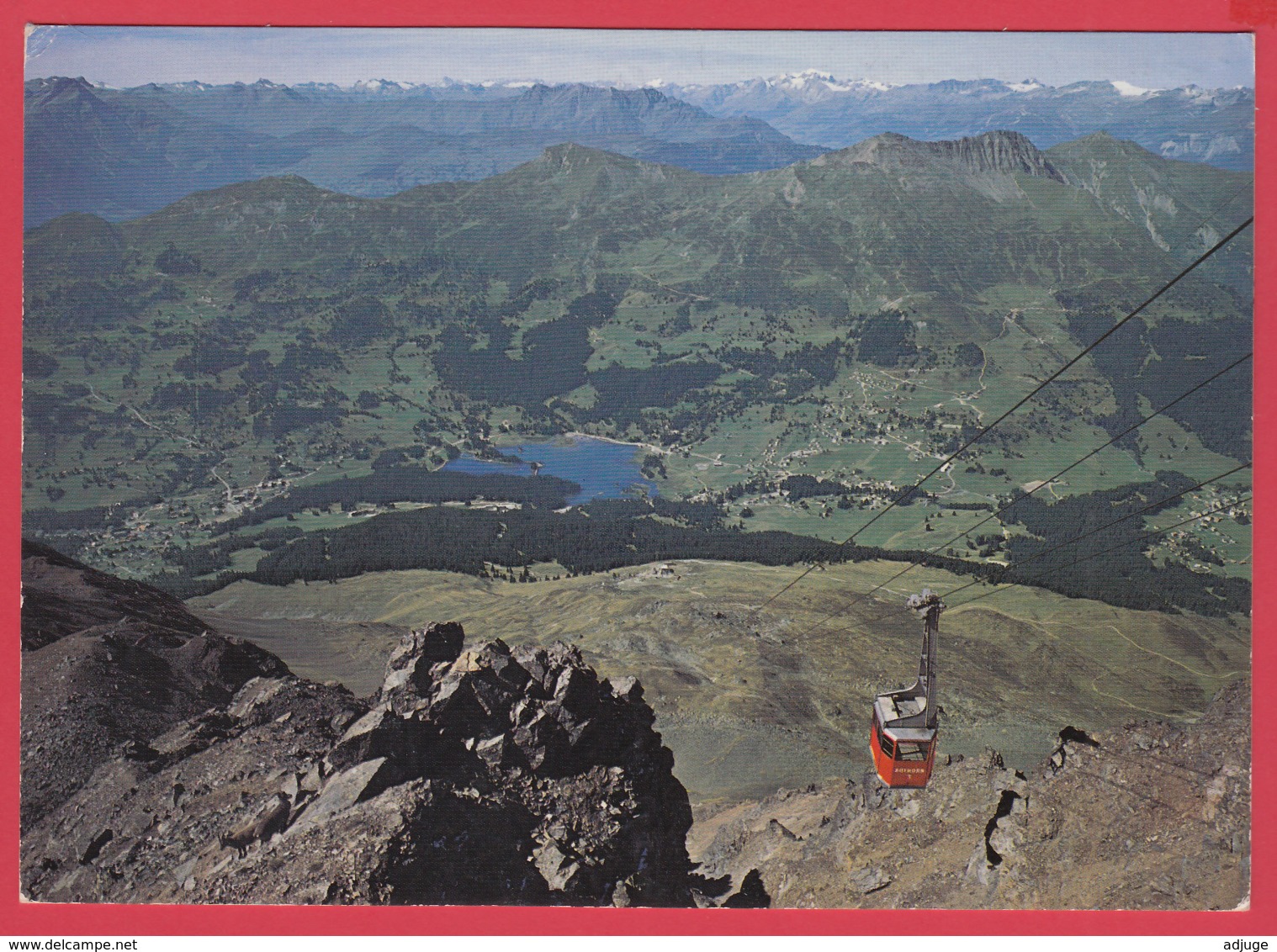 ROTHORNGIFFEL Ausbilick Auf LENZERHEIDE  HEIDSEE Und VALBELLA - Ann.70  *SUP*  2 SCANS *** - Lantsch/Lenz