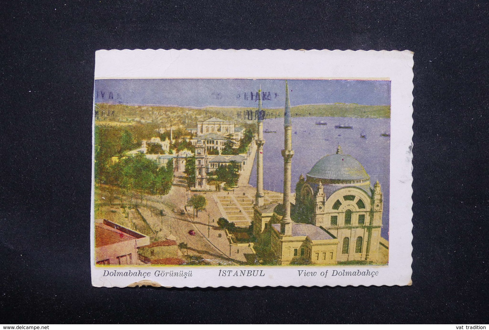 TURQUIE - Griffe Sur Affranchissement Turc Sur Carte Postale En 1959 Pour Paris - L 22852 - Storia Postale