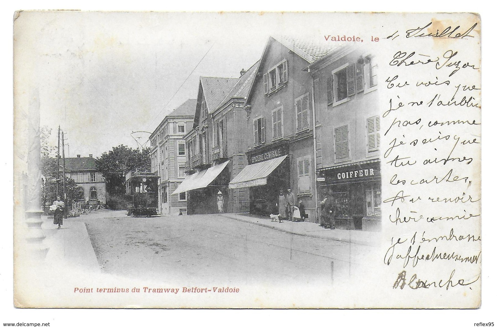 VALDOIE - Point Terminus Du Tramway Belfort Valdoie - Valdoie