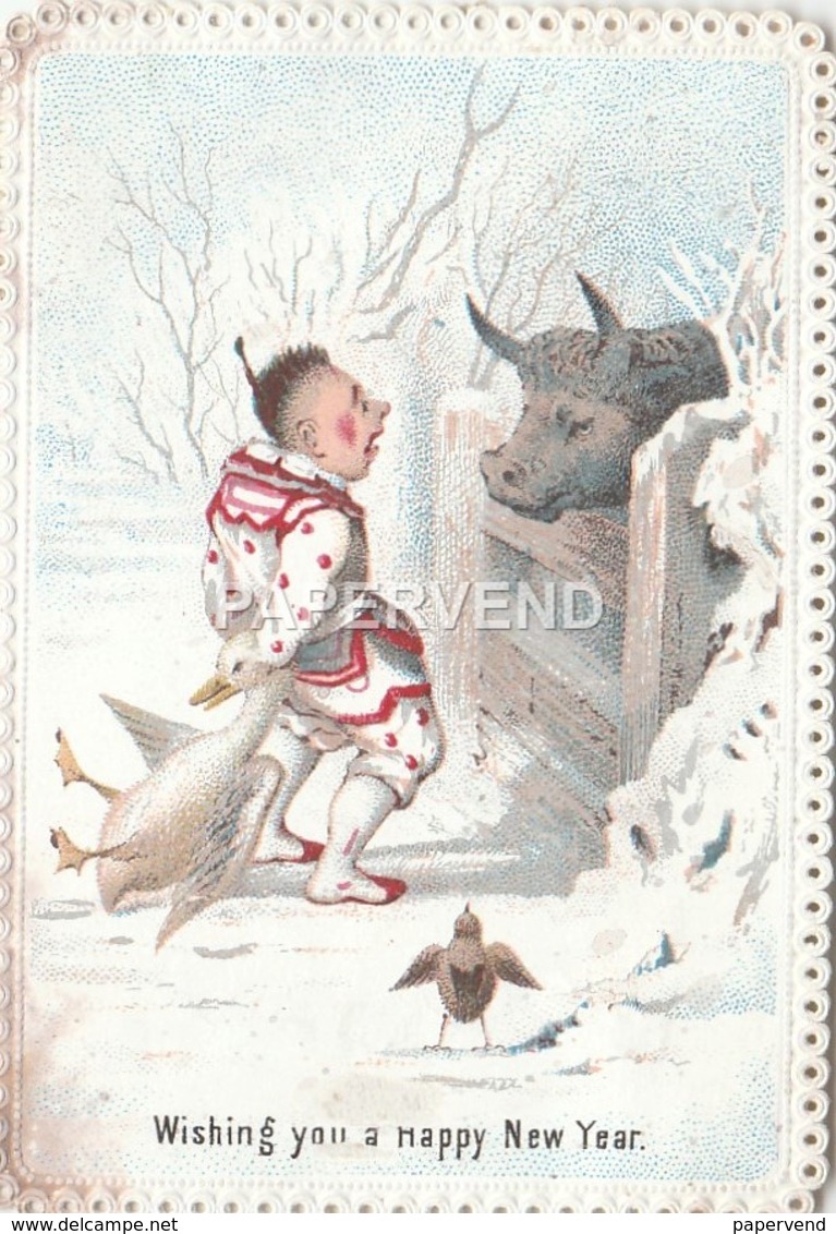 New Year Grimaldi Confronted By A Bull Goodall  Egc236 - Animals