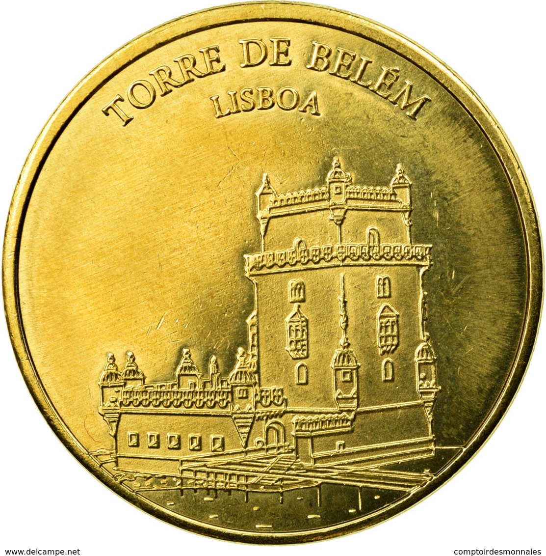 Portugal, Jeton, Jeton Touristique, Lisboa - Torre De Belem, Arts & Culture - Andere & Zonder Classificatie