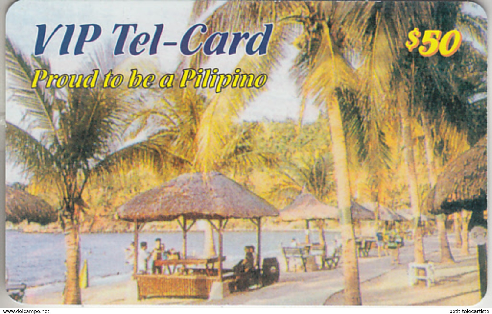 TÉLÉCARTE - PRÉPAYÉE ***  VIP - TEL-CARD - 50$  *** - Philippines