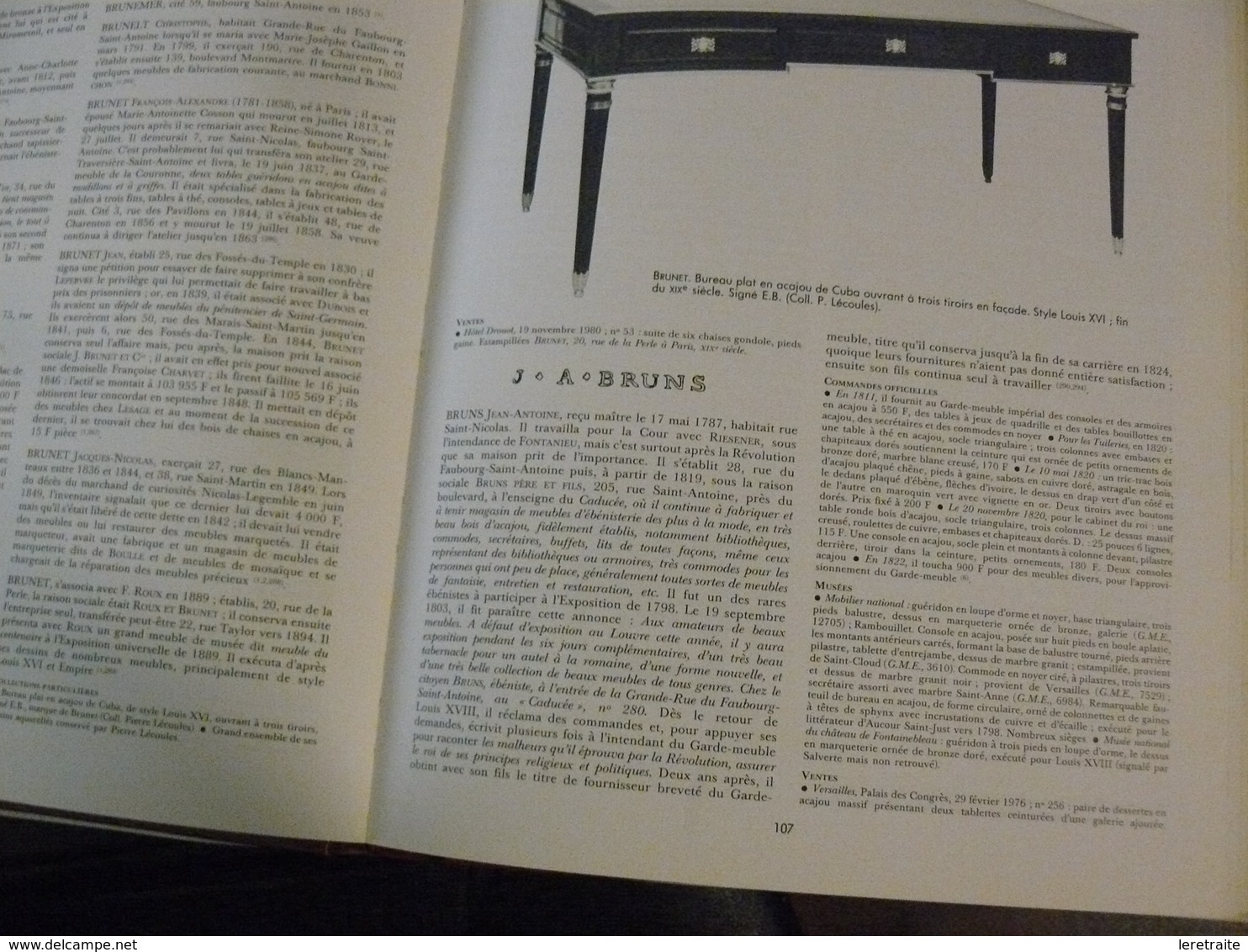 Dictionnaire Des ébénistes Et Des Menuisiers, Le Mobilier Français Du XIX éme Siècle. 2 Volumes. Denise Ledoux-Lebard. - Dictionaries