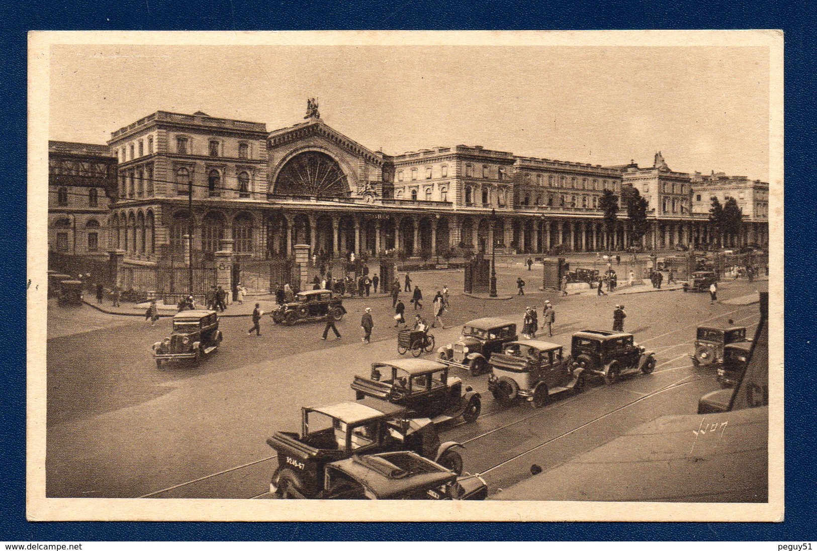 75. Paris. Gare De L'Est. Voitures Années 30. 1937 - Métro Parisien, Gares