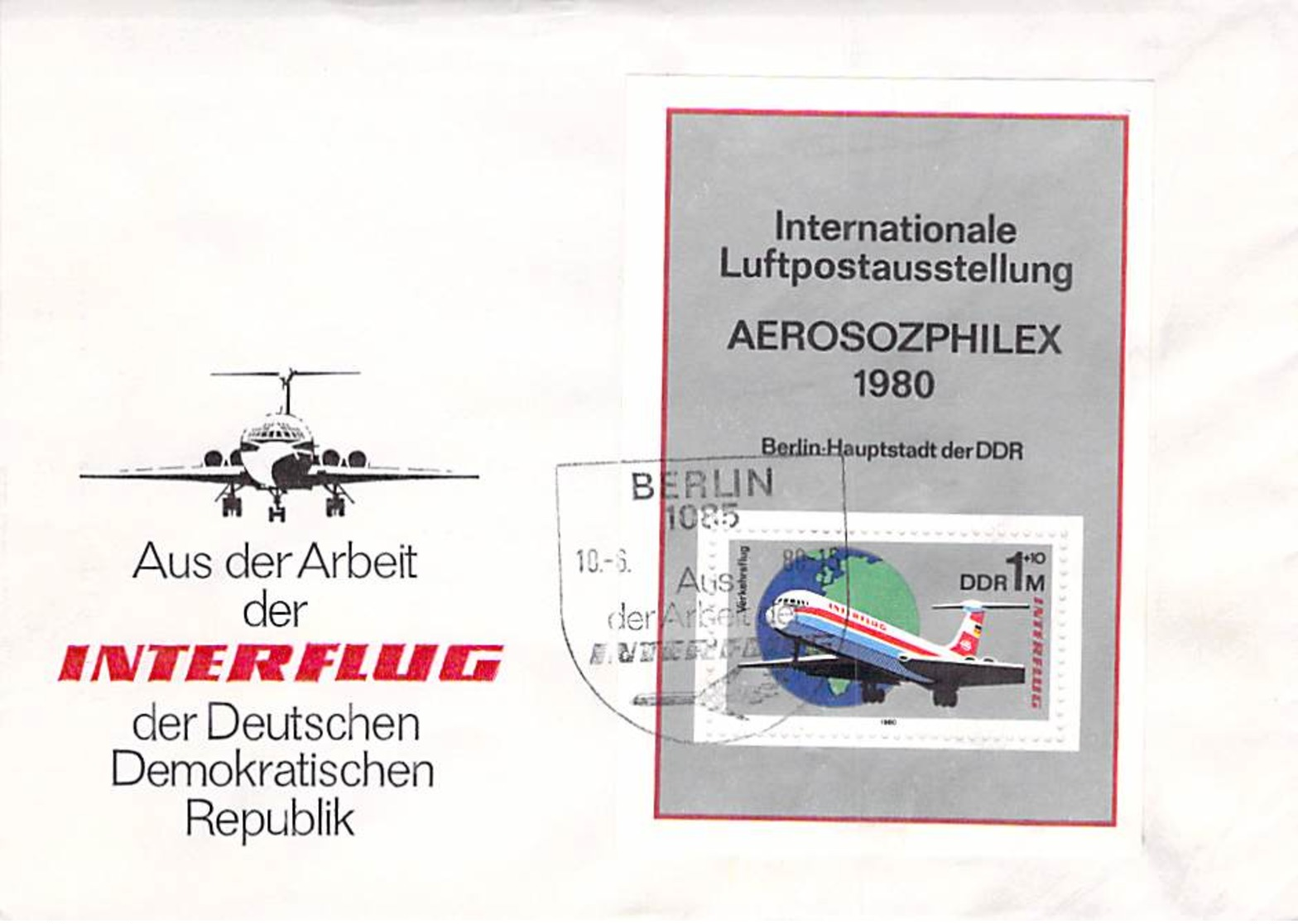 R DDR 1960 FDC Mi.nr. Block 59 - Sonstige & Ohne Zuordnung