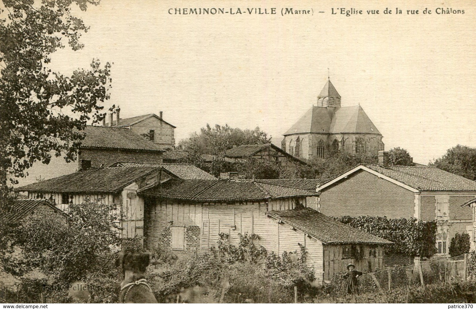 CHEMINON LA VILLE - L'église Vue De La Rue Du Châlons - Autres & Non Classés