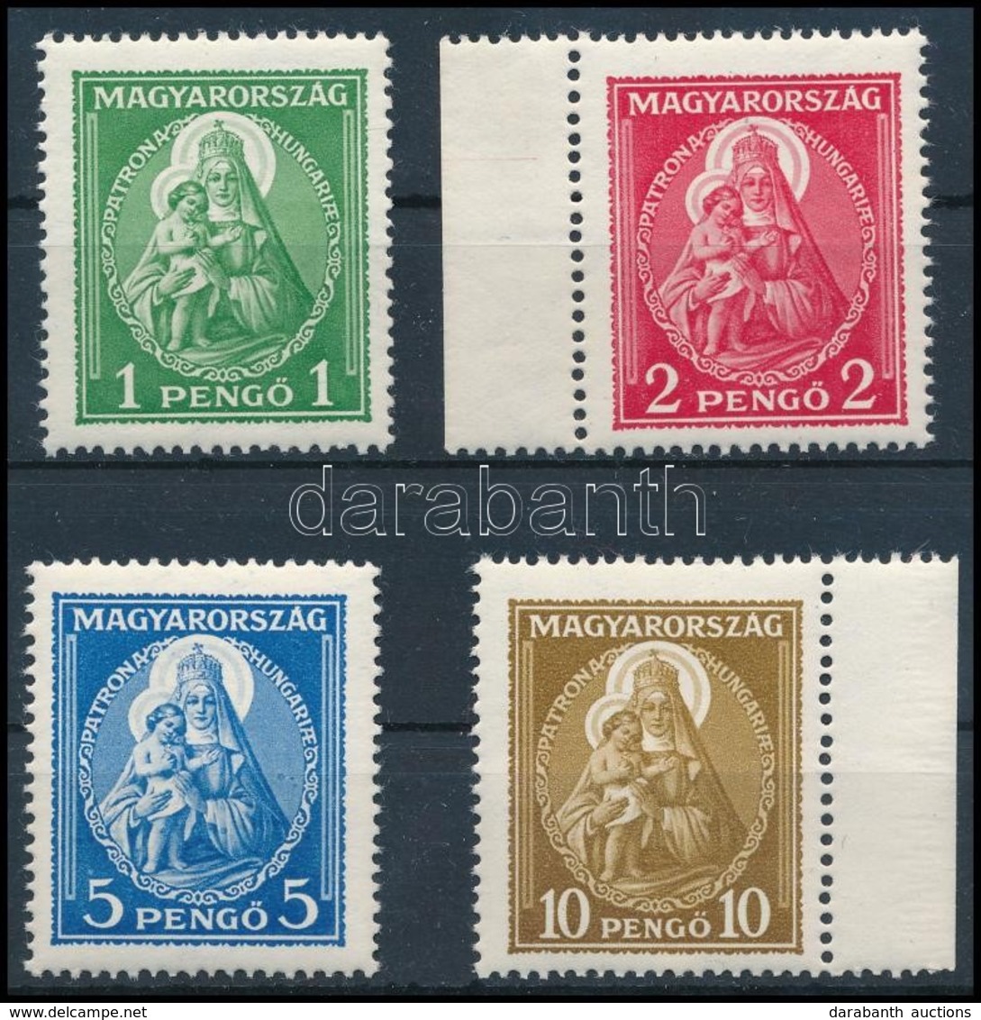 ** 1932 Nagy Madonna Szép állapotú Sor, A 2P és A 10P ívszéli (70.000) - Other & Unclassified