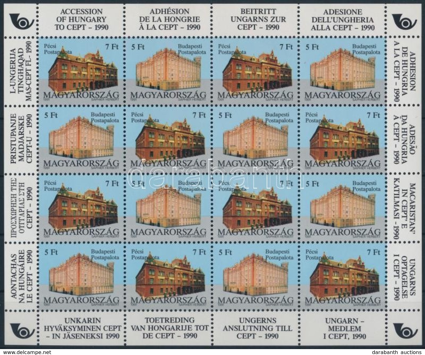 ** 1990 Europa CEPT Teljes ív (20.000) - Altri & Non Classificati