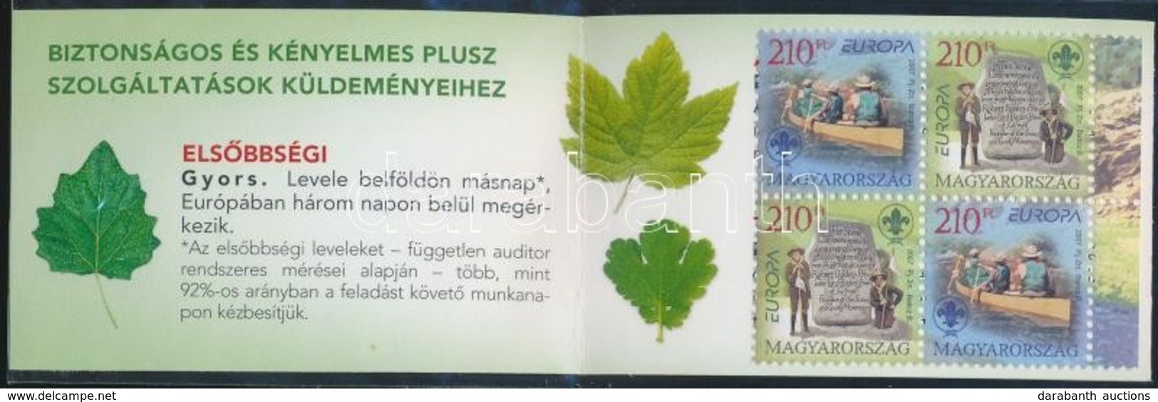 ** 2007 Europa CEPT Cserkész Magán Készítésű Bélyegfüzet - Other & Unclassified