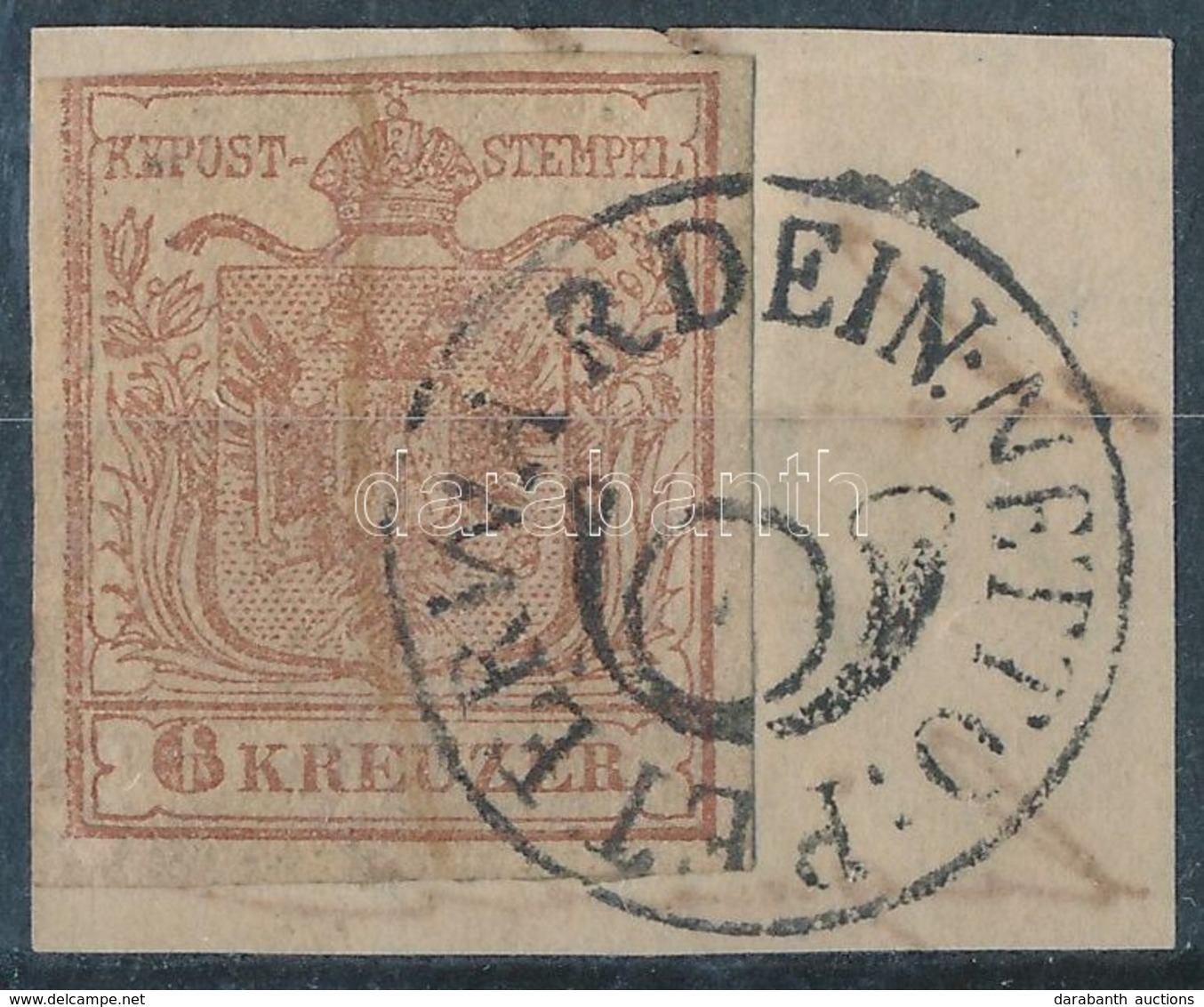 1850 6kr 'PETERWARDEIN: NETTO:' RR - Sonstige & Ohne Zuordnung