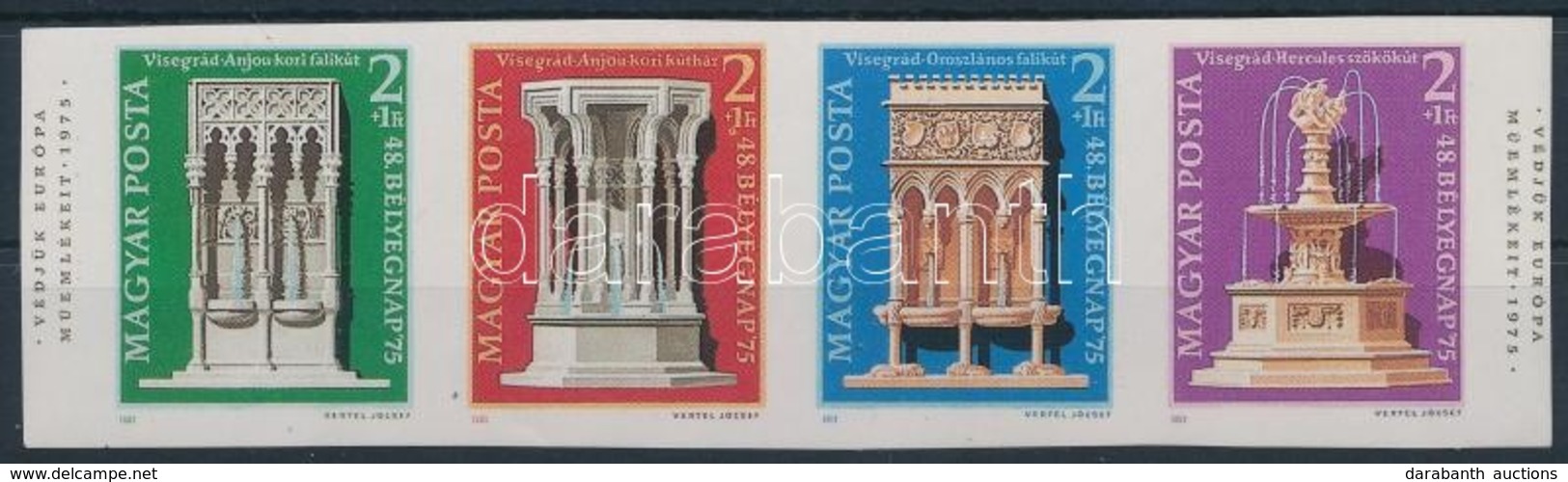 ** 1975 Visegrád Vágott Csík, Teljes Hamisítvány összehasonlító Célra / Forgery For Comparison - Altri & Non Classificati