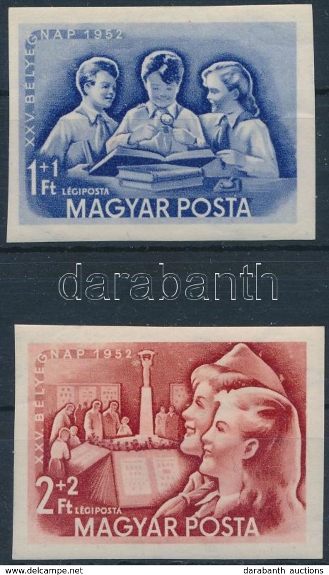 ** 1952 Bélyegnap Vágott Sor (18.000) - Altri & Non Classificati