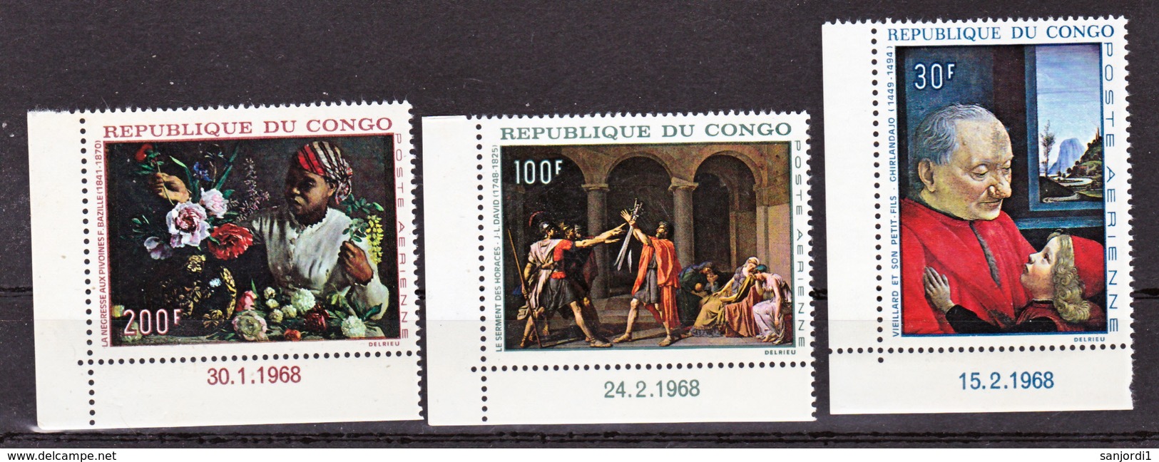 Congo PA  64 66 Datés Tableaux Neuf ** TB Mnh Sin Charnela - Neufs