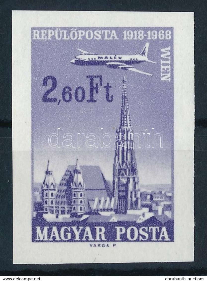 ** 1968 Az 1966/1967 Repülő (VII.) Kiegészítő értéke Vágott Bélyeg (3.000) - Other & Unclassified