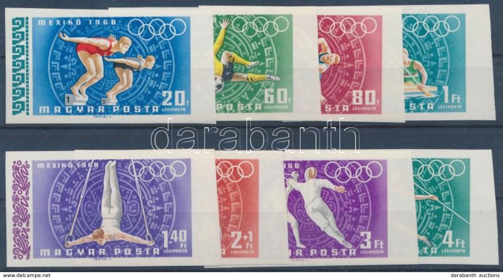 ** 1968 Olimpia Vágott Sor (5.000) - Other & Unclassified