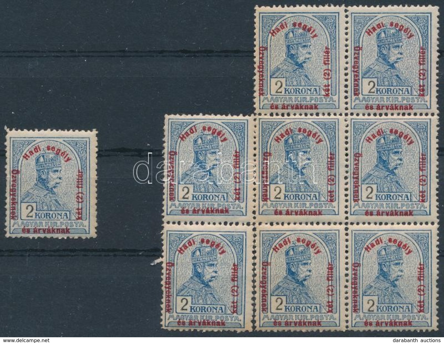 ** 1915 Hadisegély 9 X 2K (18.000) - Other & Unclassified