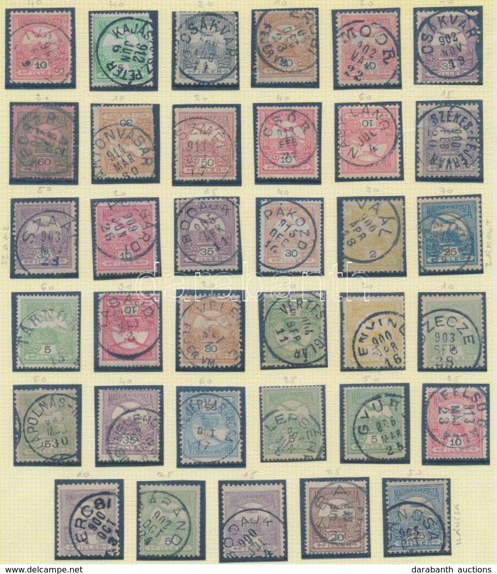 O 35 Db Fejér Megyei Turul Bélyegzés (Gudlin 1.145 Pont) / 35 Turul Stamps - Other & Unclassified