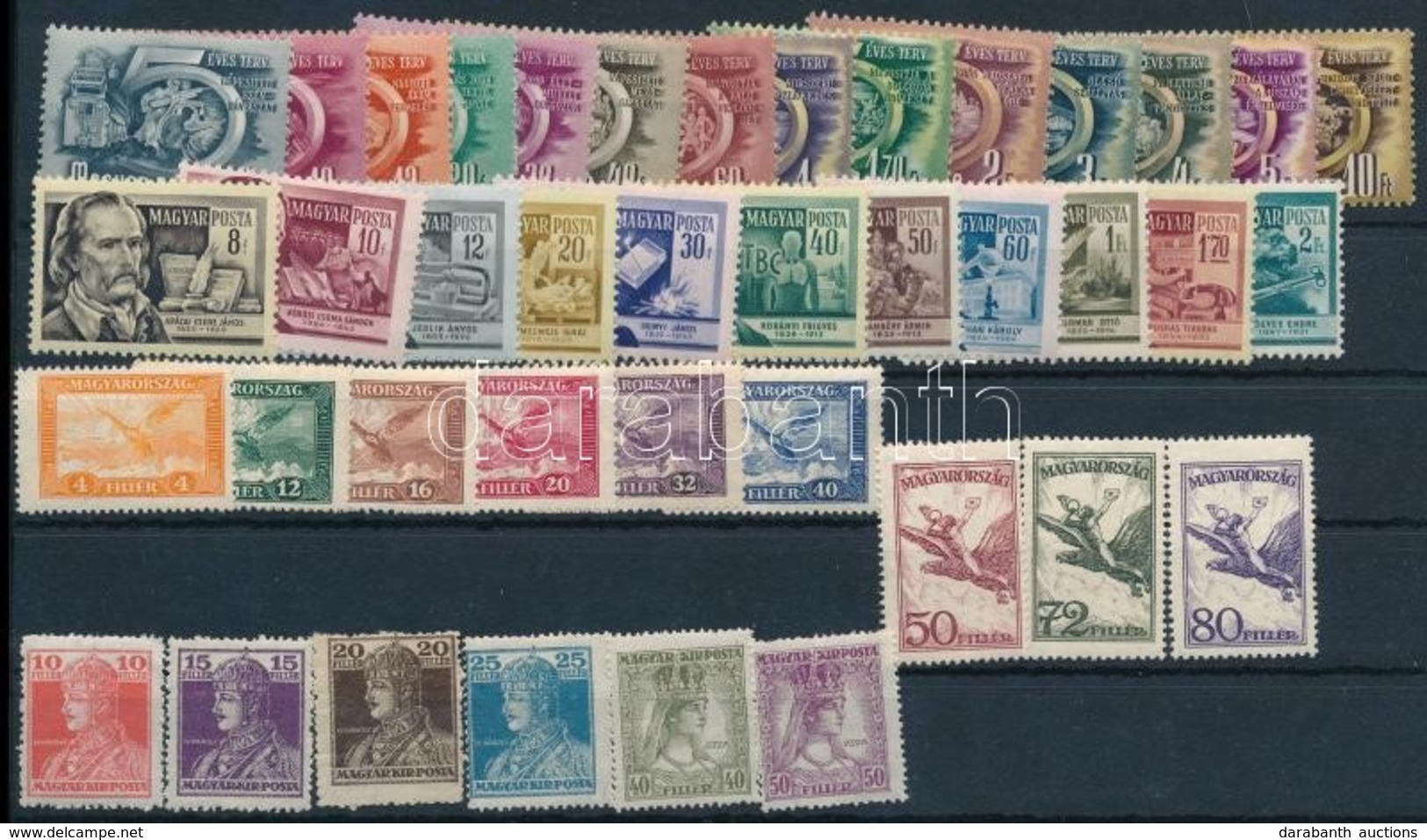 ** 1918-1954 3 Sor + 1 Hiányos Sor - Altri & Non Classificati