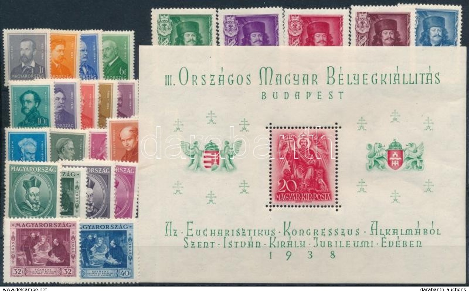 ** 1932-1938 3 Sor + 1 Blokk - Other & Unclassified