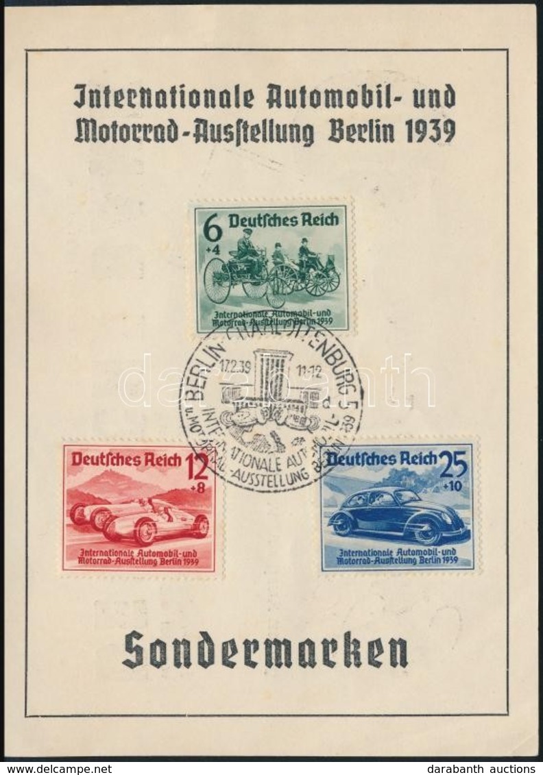 Deutsches Reich 1939 - Sonstige & Ohne Zuordnung