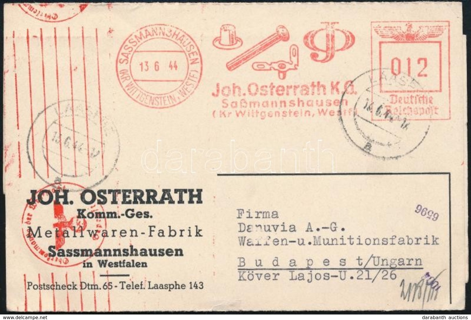 Deutsches Reich 1944 - Other & Unclassified